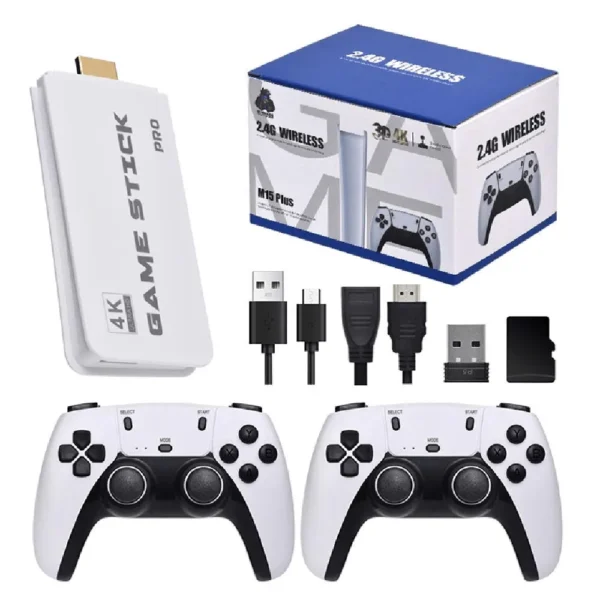 consola m15 plus pro game stick 4K 20mil Juegos